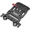 Photo of SmallRig 3016 V Mount Battery Plate with Dual 15mm Rod Clamp