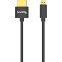 SmallRig 3043 Ultra Slim 4K HDMI D (Micro) Male to HDMI A (Standard) Male Adapter Cable for Camera Rigs - 21.65in/55cm
