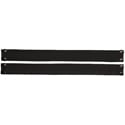 Snap-On Rack Panels 1U-S101 1RU Solid Cordura Fabric Rack Cabinet Panels - 19 Inch - 2 Pack Bundle