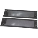 Snap-On Rack Panels 2U-HV102 2RU Ventilation Mesh Half-Rack Cabinet Panels - 9.75 Inch - 2 Pack Bundle