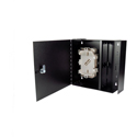 Photo of Cleerline SSF-MWM-SOLID-WL-E4 Medium-Empty Wall Mount with Solid Metal Door with Lock - Accepts 4 Insert Plates
