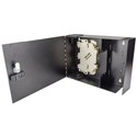 Photo of Cleerline SSF-SWM-SOLID-WL-E2 Small-Empty Wall Mount with Solid Metal Door with Lock - Accepts 2 Insert Plates