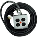 Photo of Laird Stage Systems Heavy Duty 15-Amp 12/3 AC Power Extension Cord w/ Quad Box & Light - 35 Foot