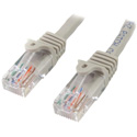 Photo of StarTech 45PATCH25GR Snagless Cat5e UTP Patch Cable - Gray - 25 Foot