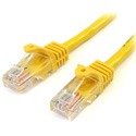 Photo of StarTech 45PATCH25YL Snagless Cat5e UTP Patch Cable - Yellow - 25 Foot
