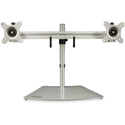 Photo of StarTech ARMDUOSS Dual-Monitor Stand - Horizontal - Silver