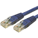 Photo of StarTech C6PATCH50BL Molded Cat6 UTP Patch Cable - Blue - 50 Foot