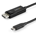 StarTech CDP2DP141MBD USB-C to DisplayPort 1.4 Cable - Bi-Directional - 3.3 Foot