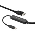 Startech CDP2DPMM3MB USB-C to DisplayPort Cable - 4K 60Hz - Black - 9.8 Foot (3m)