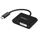 Photo of Startech CDP2DVIUCP USB-C to DVI Adapter with USB Power Delivery - 1920 x 1200 - Black