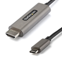 StarTech CDP2HDMM3MH USB-C to HDMI 4K 60 Hz Adapter Cable with HDR10 - 10 Foot - Black