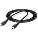 StarTech CDP2MDPMM6B USB-C to Mini DisplayPort Cable - 4K 60Hz - Black - 6 Foot/1.8m