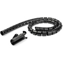 Photo of StarTech CMSCOILED2 Cable Management Sleeve - 1 Inch x 8.2 Feet