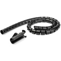 StarTech CMSCOILED3 Cable Management Sleeve - Spiral - 1.8 Inches x 4.9 Feet