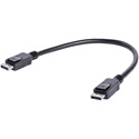 Photo of StarTech DISPLPORT1L Short DisplayPort 1.2 Cable with Latches Male/Male - DisplayPort 4k - 1 Foot