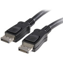 StarTech DISPLPORT35L DisplayPort Cable with Latches - Male/Male - 35 Foot