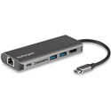 StarTech DKT30CSDHPD USB-C Multiport Adapter - SD - PD - 4K HDMI GbE - 2x USB 3.0