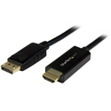 Startech DP2HDMM3MB DisplayPort to HDMI Adapter Cable  - 4K 30Hz - 10 Foot