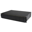 StarTech ETCHS2U 2RU 20-Slot Rack Mount Media Converter Chassis