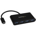 Photo of StarTech HB30C4AB 4 Port USB 3.0 Hub - 4x USB-A to USB-C - Bus Power