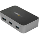 StarTech 4-Port USB-C Hub 10 Gbps with Power Adapter - USB Type C to 4x USB-A - Desk Mountable