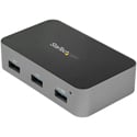 Photo of StarTech 4-Port USB-C Hub 10 Gbps with Power Adapter - USB Type C to 4x USB-A - Desk Mountable