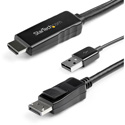 StarTech HD2DPMM3M HDMI to DisplayPort Cable - 4K 30Hz - 9.8 Foot