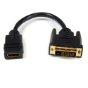 Photo of Startech HDDVIFM8IN 8-Inch HDMI to DVI-D Video Cable Adapter - HDMI Female to DVI Male
