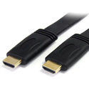 Photo of StarTech HDMIMM25FL Flat High Speed HDMI Cable with Ethernet - Ultra HD 4k x 2k HDMI Cable - HDMI to HDMI M/M - 25 Foot