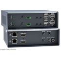 Photo of NTI ST-IPUSB4K-R-VWDH Dual Monitor 4K 10.2Gbps HDMI USB KVM Extender Over IP via Two CATx Cables - Remote Unit