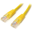 Photo of Startech M45PATCH1YL Molded Cat 5e Patch Cable - Yellow - 1 Foot