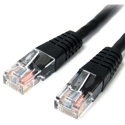 Photo of StarTech M45PATCH50BK Molded Cat5e UTP Patch Cable - 50 Foot - Black