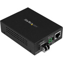 Photo of StarTech MCM1110MMLC Gigabit Ethernet Fiber Media Converter - Compact - 850nm Multimode LC - 550m