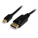 Photo of StarTech MDP2DPMM6 Mini DisplayPort to DisplayPort 1.2 Adapter Cable M/M - DisplayPort 4k - 6 Feet