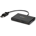 StarTech MSTDP123HD 3-Port Multi Monitor Adapter - DisplayPort 1.2 to 3x HDMI MST Hub