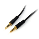 Photo of StarTech MU6MMS 6 Foot Slim 3.5mm Audio Cable - Male to Male