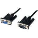 Photo of StarTech MXT1001MBK 1M Black Straight Through DB9 RS232 Serial Cable - Male/Female