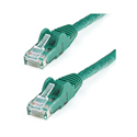 Photo of StarTech N6PATCH1GN Cat6 Ethernet Patch Cable with Snagless RJ45 Connectors - 1 Foot - Green