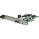 Photo of StarTech PEX1000SFP2 PCIe GbE Fiber Card w/ Open SFP - PCI Express SFP Adapter