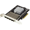 StarTech EX10GSFP4I Quad Port SFP+ Server Network Card - PCIe - Intel XL710 Chip