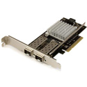 Photo of StarTech PEX20000SFPI 2-Port 10G Fiber Network Card with Open SFPplus - PCIe - Intel Chip