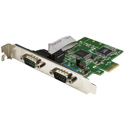 Photo of StarTech PEX2S1050 2-Port PCIe Serial Card w/ 16C1050 UART - RS232