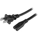 Photo of StarTech PXT101NB 6 Foot Standard Laptop Power Cord - NEMA 1-15P to C7