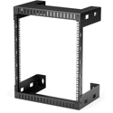 Photo of StarTech RK12WALLO Wall Mount Network Rack - 19inch 12U - 2-Post 200lb Capacity - Black