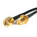 StarTech RPSMA10MF RP-SMA to RP-SMA Wireless Antenna Adapter Cable - Male/Female - 10 Foot