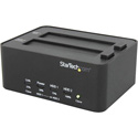 StarTech SATDOCK2REU3 USB 3.0 SATA Hard Drive Duplicator & Eraser Dock - Standalone 2.5/3.5in HDD & SSD Eraser & Cloner