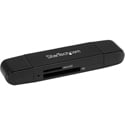 StarTech SDMSDRWU3AC USB 3.0 Memory Card Reader/Writer for SD and microSD Cards - USB-C and USB-A