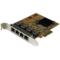 StarTech ST1000SPEX43 Quad-Port PCIe Gigabit Network Interface Card