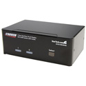 Photo of StarTech SV231DD2DUA 2 Port Dual DVI USB KVM Switch with Audio & USB 2.0 Hub