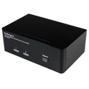 StarTech SV231DPDDUA 2 Port Dual DisplayPort USB KVM Switch with Audio & USB 2.0 Hub